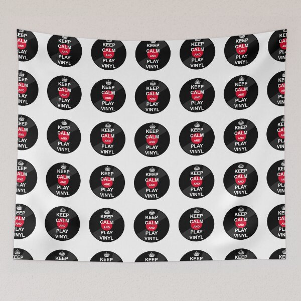 Item preview, KEEP CALM AND PLAY VINYL designed and sold by DELAVdesign.