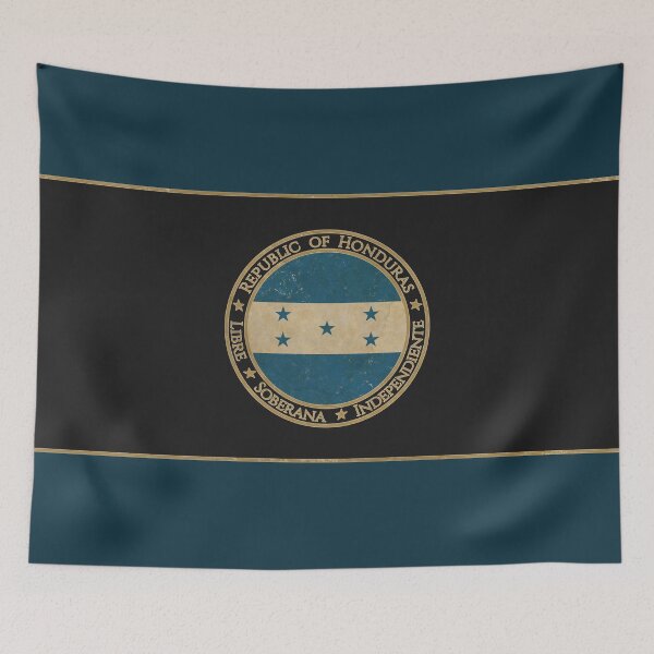 Item preview, Vintage Republic of Honduras USA North America United States Flag designed and sold by DragonXX.