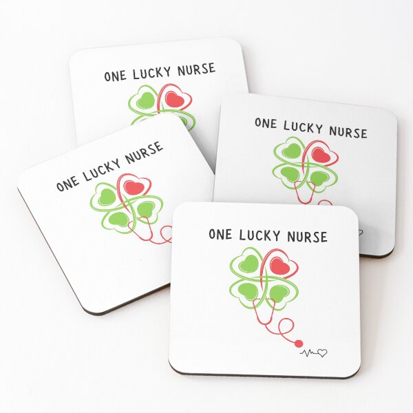 Item preview, One Lucky Nurse designed and sold by SportyDogShop.