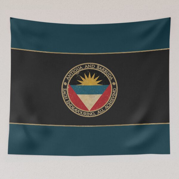 Item preview, Vintage Antigua and Barbuda USA North America United States Flag designed and sold by DragonXX.