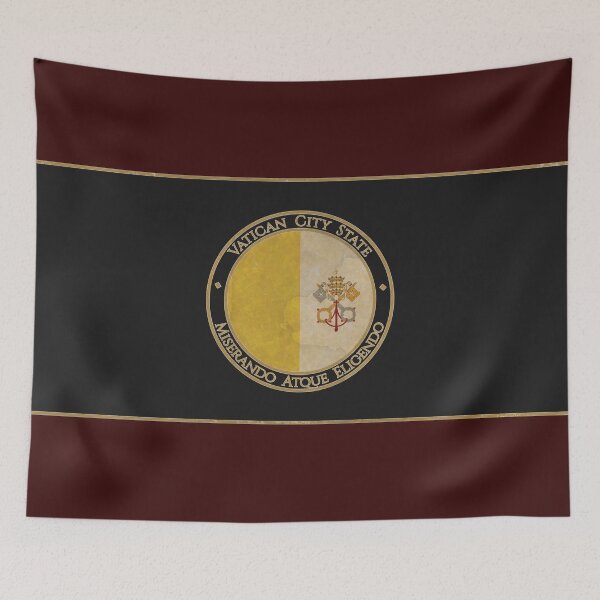 Item preview, Vintage Vatican City State Europe European Flag designed and sold by DragonXX.