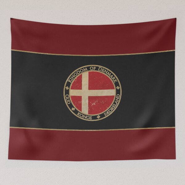 Item preview, Vintage Kingdom of Denmark Europe European Flag designed and sold by DragonXX.