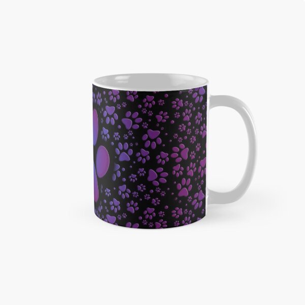Item preview, Magical Animal Paws in Blue Purple - Pet Lovers designed and sold by MadandMean.