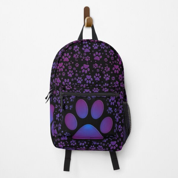 Item preview, Magical Animal Paws in Blue Purple - Pet Lovers designed and sold by MadandMean.