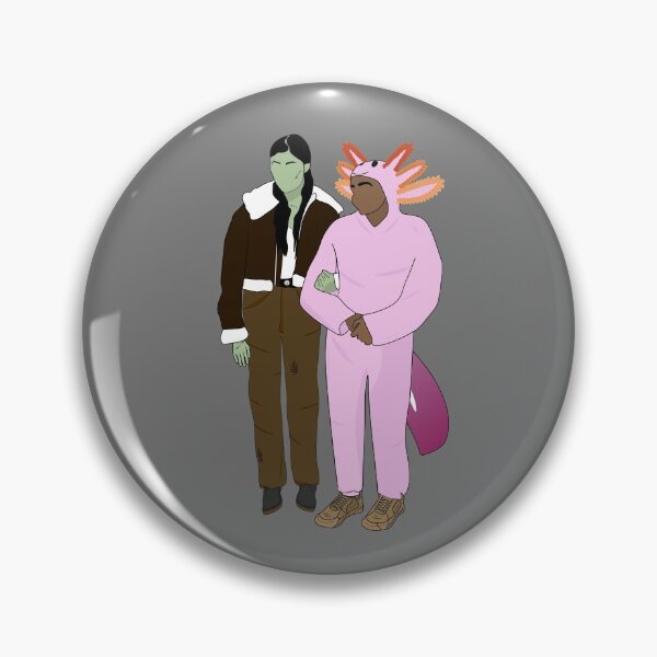 Item preview, Zombiewoman and Axolotlgirl designed and sold by Kay-Marie-Art.