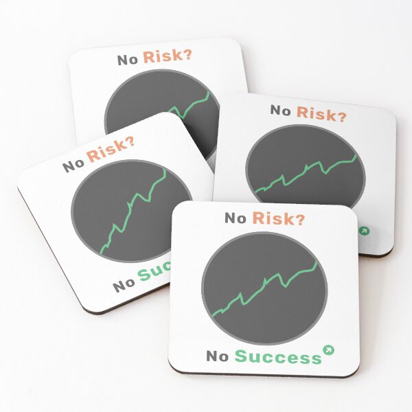 Item preview, Share chart with the text No Risk No Success designed and sold by Blackvz.
