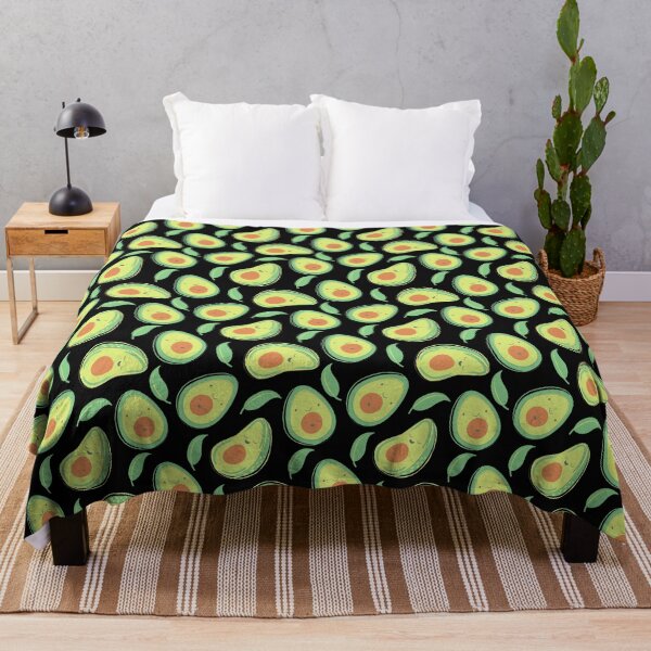 Item preview, Happy Avocado Pattern designed and sold by Patternsthetic.
