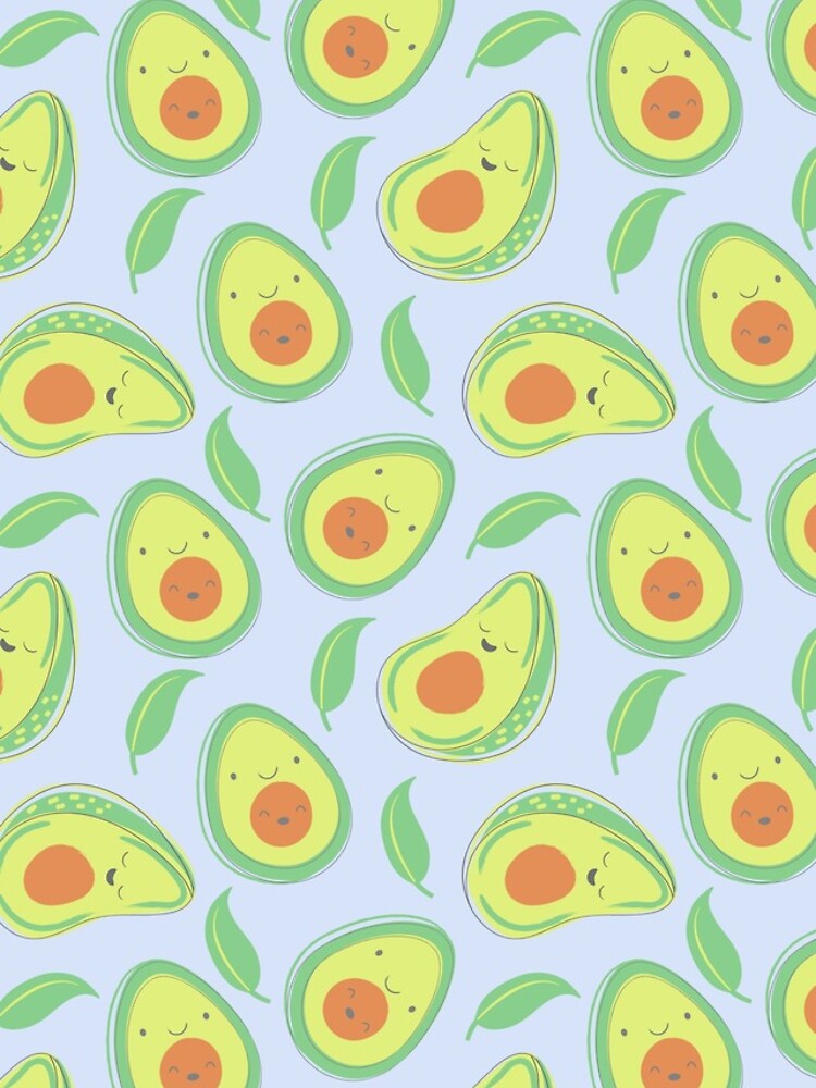 Thumbnail 5 of 5, iPhone Case, Happy Avocado Pattern designed and sold by Patternsthetic.