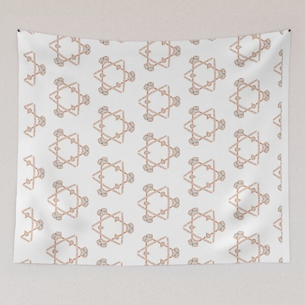 Item preview, red gold triangle designed and sold by ritusdesigns.