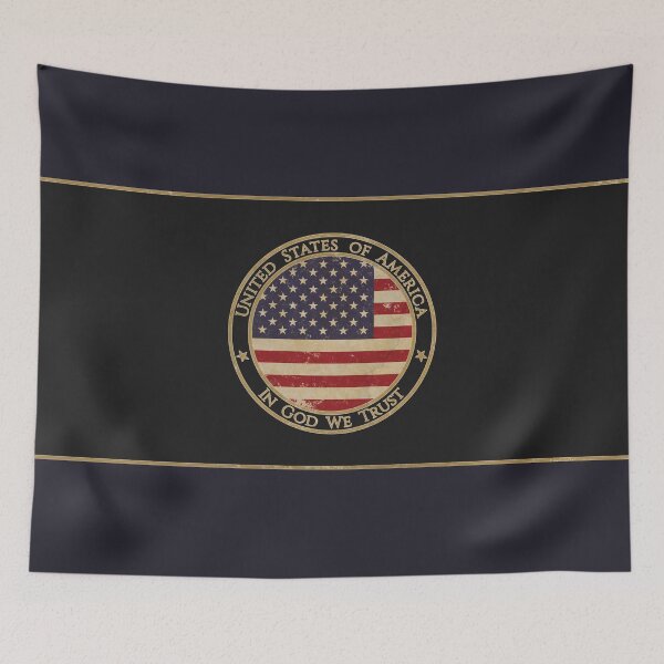 Item preview, Vintage USA North America United States Flag designed and sold by DragonXX.