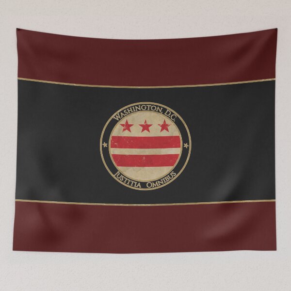 Item preview, Vintage Washington DC USA United States of America American State Capital Flag designed and sold by DragonXX.