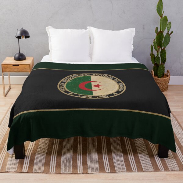 Item preview, Vintage Peoples Democratic Republic of Algeria Africa African Flag designed and sold by DragonXX.