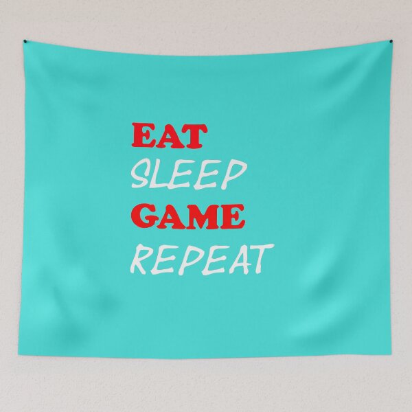 Item preview, Eat Sleep Game Repeat  designed and sold by amedo14.
