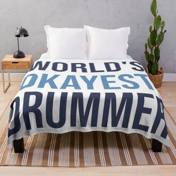 Item preview, World's Okayest Drummer designed and sold by Bojkiw.