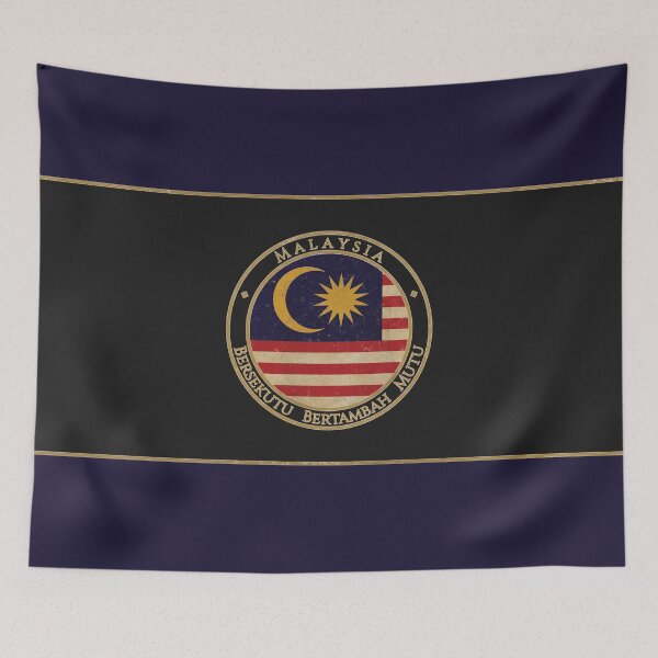 Item preview, Vintage Malaysia Asia Asian Flag designed and sold by DragonXX.