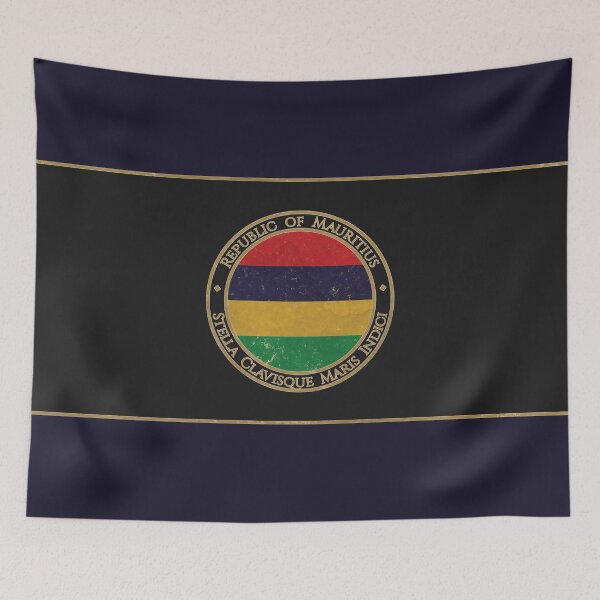 Item preview, Vintage Republic of Mauritius Africa African Flag designed and sold by DragonXX.