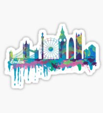 Inky London Skyline Sticker