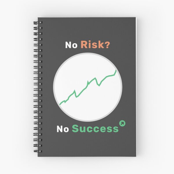 Item preview, Share chart with the text "There is no success without risk" designed and sold by Blackvz.