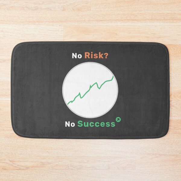 Item preview, Share chart with the text "There is no success without risk" designed and sold by Blackvz.