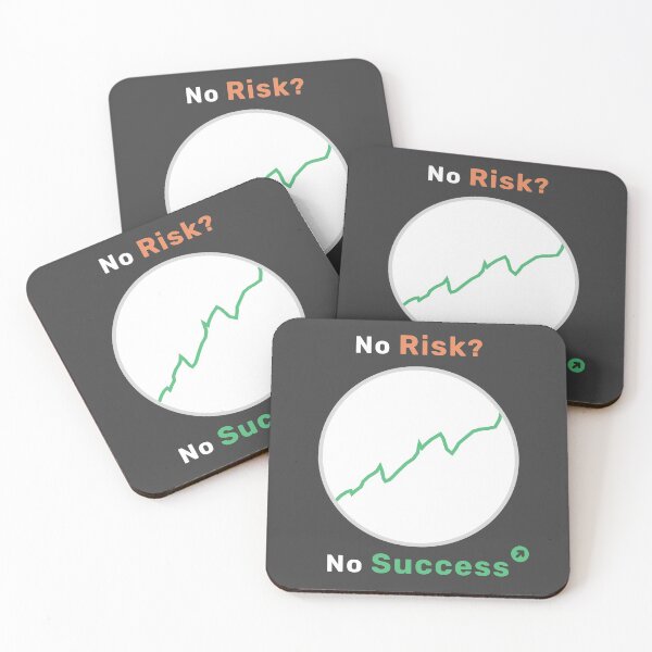 Item preview, Share chart with the text "There is no success without risk" designed and sold by Blackvz.