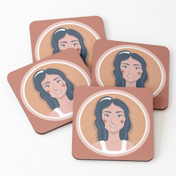 Item preview, Cute smiling brunette designed and sold by Ranedel.