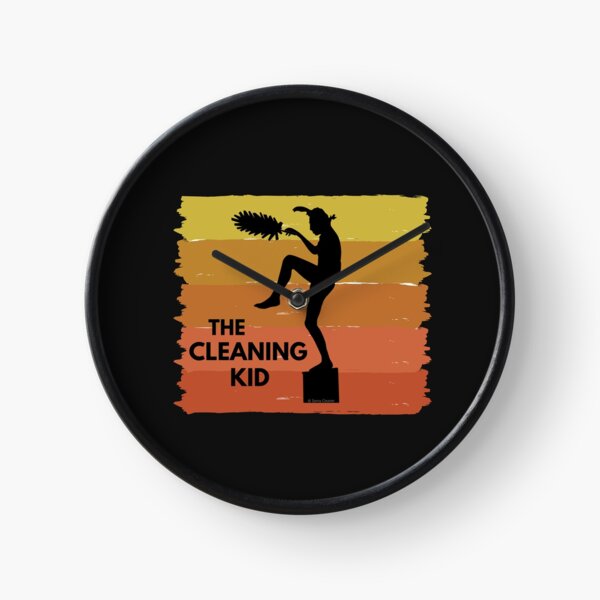 The Cleaning Kid + Movie Theme = Love Cleaning Clock