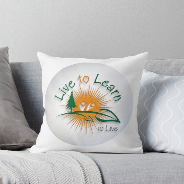 Item preview, Unique Live To Learn To Live motivational Logo to remind people to learn to live a little. designed and sold by LiveToLearn.