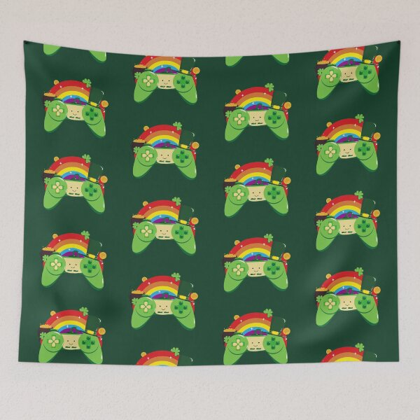 Item preview, Cute St Patrick's Day Gaming Pattern designed and sold by Styler Design.