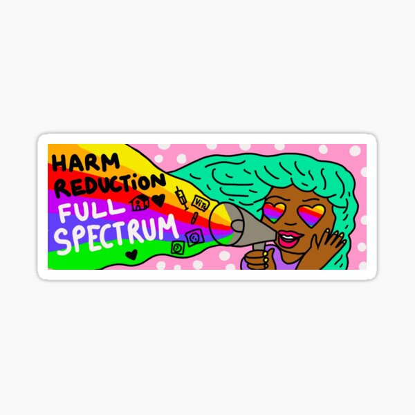 Item preview, Full spectrum harm reduction! - #SupportDontPunish - By Mali designed and sold by SDPcampaign.