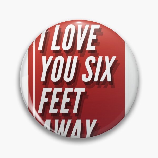 Item preview, i love you six feet away designed and sold by BasheerFajr.