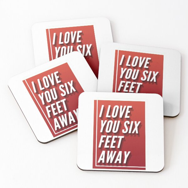 Item preview, i love you six feet away designed and sold by BasheerFajr.