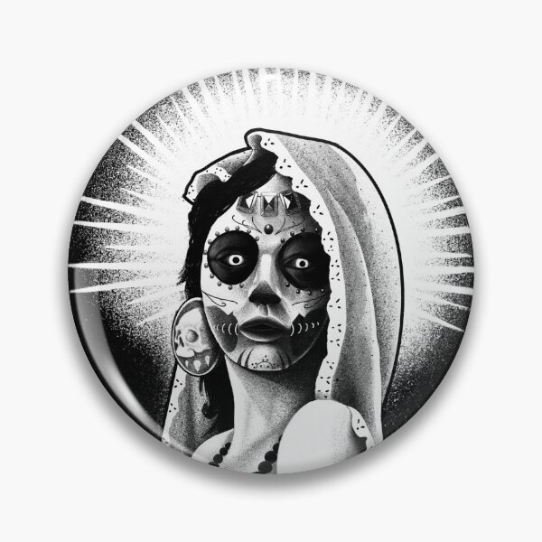 Item preview, La Catrina day of death designed and sold by Darkroom-ink.