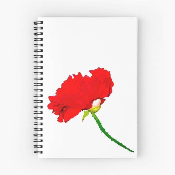 Item preview, Red poppies on white background designed and sold by Magazin-Brenda.