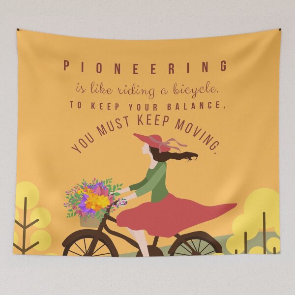 Item preview, Pioneering is like riding a bicycle -girl designed and sold by Yesido.