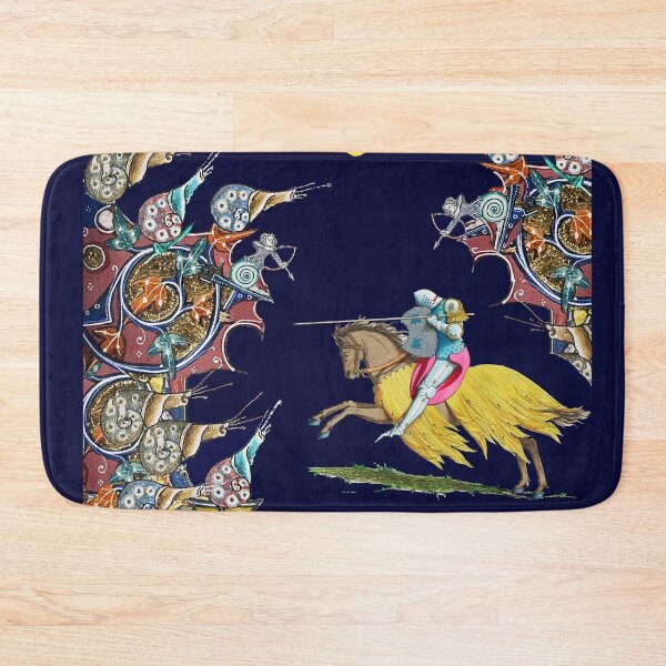 Item preview, WEIRD MEDIEVAL BESTIARY  WAR, KNIGHT HORSEBACK COMBATTING  GIANT SNAILS IN THE NIGHT Collage by Bulgan Lumini designed and sold by BulganLumini.