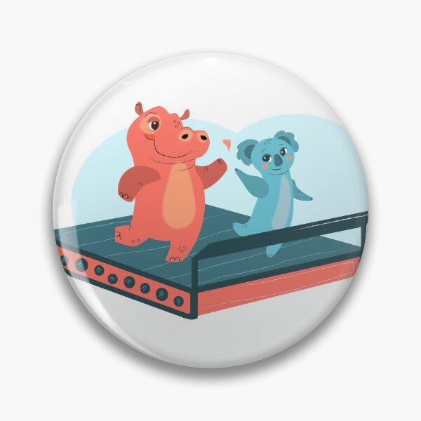 Item preview, Hippo and koala on the same treadmill designed and sold by Ranedel.