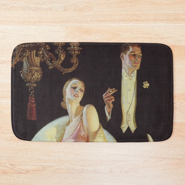Item preview, Couple Descending Staircase by J.C. Leyendecker designed and sold by IndieArtDream.