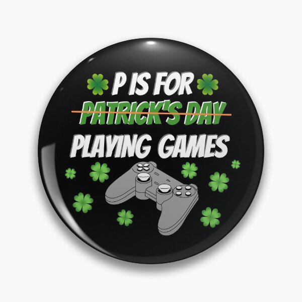 Artikelvorschau, P ist zum Spielen St. Patricks Day, lustiges Geschenk zum St. Patrick's Day entworfen und verkauft von PrettyAmazing.