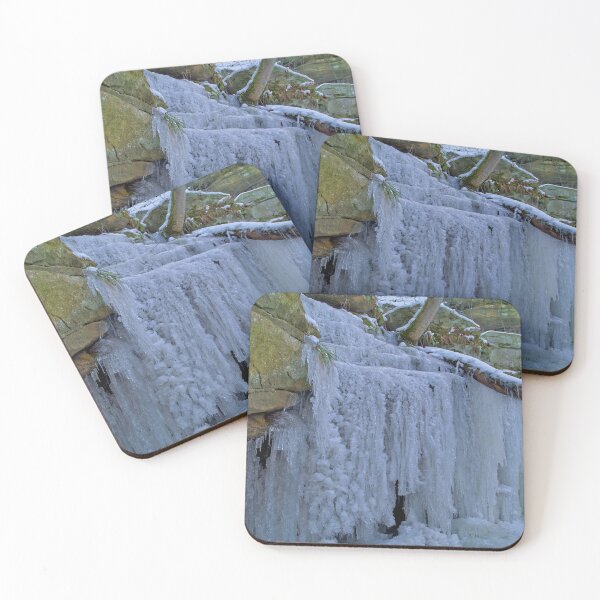 Item preview, Cold standstill at the frozen waterfall designed and sold by frankuffmann.