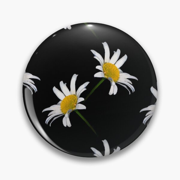 Item preview, Chamomile on a black background designed and sold by Magazin-Brenda.