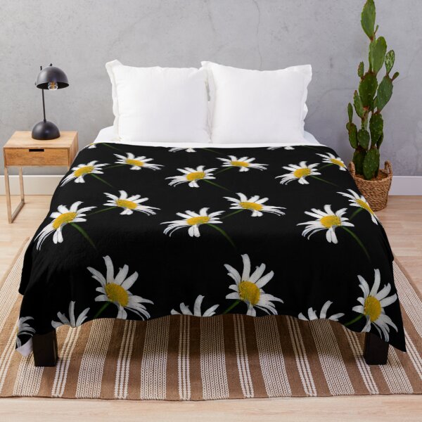 Item preview, Chamomile on a black background designed and sold by Magazin-Brenda.