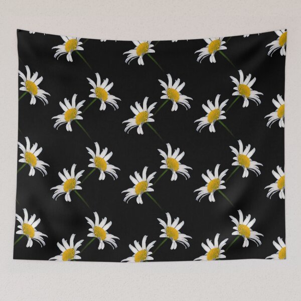Item preview, Chamomile on a black background designed and sold by Magazin-Brenda.