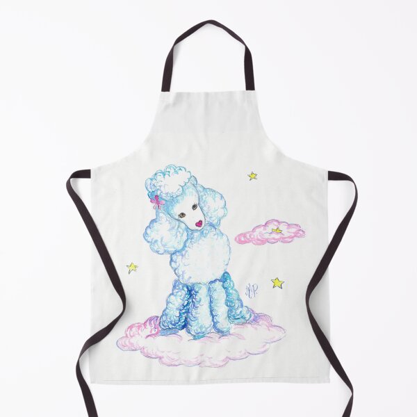 Item preview, white poodle designed and sold by miljaposkiparta.