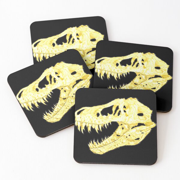 Item preview, GOLDEN T-REX SKULL designed and sold by GOTOCREATE.