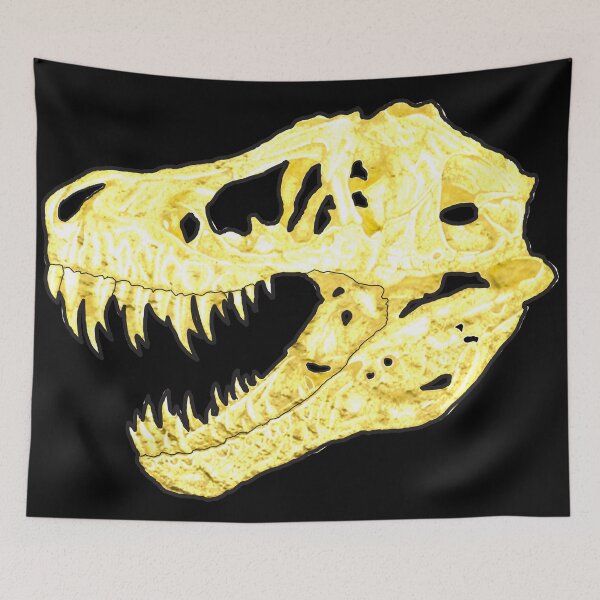 Item preview, GOLDEN T-REX SKULL designed and sold by GOTOCREATE.