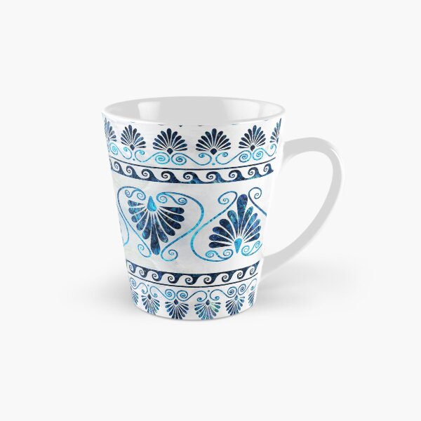 Item preview, Luxury Greek Ornament Blue Gemstone and pearl designed and sold by k9printart.