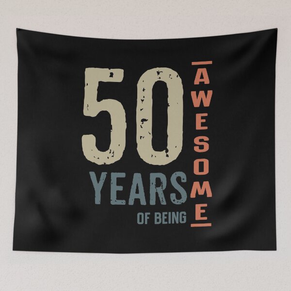 Item preview, 50 YEARS OF BEING AWESOME designed and sold by rodmendonca.