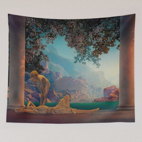 Item preview, Daybreak by Maxfield Parrish designed and sold by IndieArtDream.