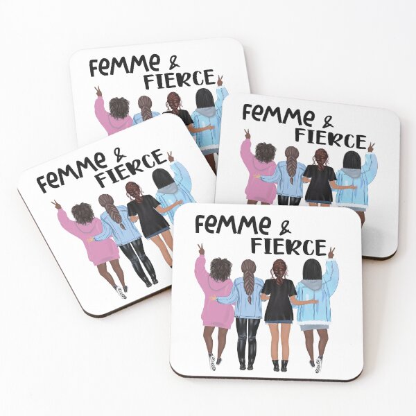 Item preview, Femme & Fierce girlfriends design designed and sold by NataPrando.