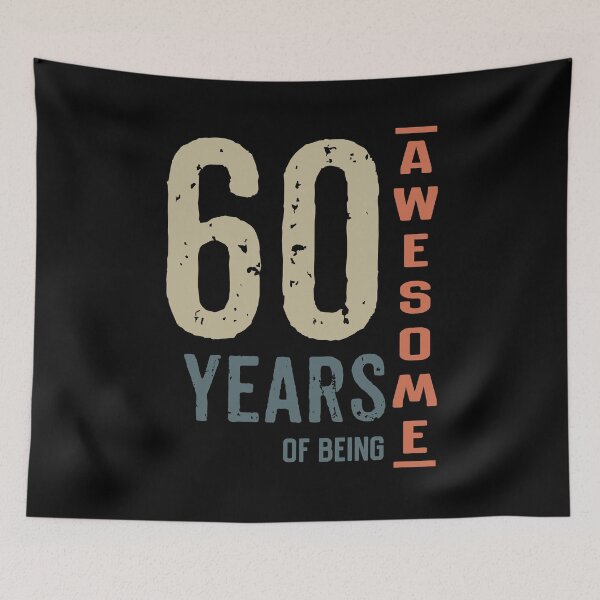 Item preview, 60 YEARS OF BEING AWESOME designed and sold by rodmendonca.